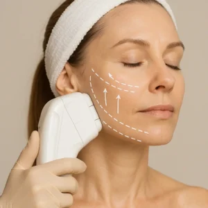 Woman having HI-FU to reduce wrinkles call LA LIPO Sydenham Now!