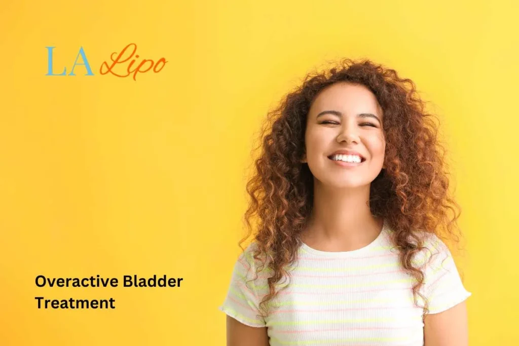 woman smiling about overactive bladder treatment Sydenham solutions